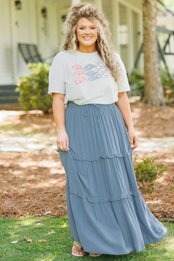 Tiered maxi skirt xxl Clearance
