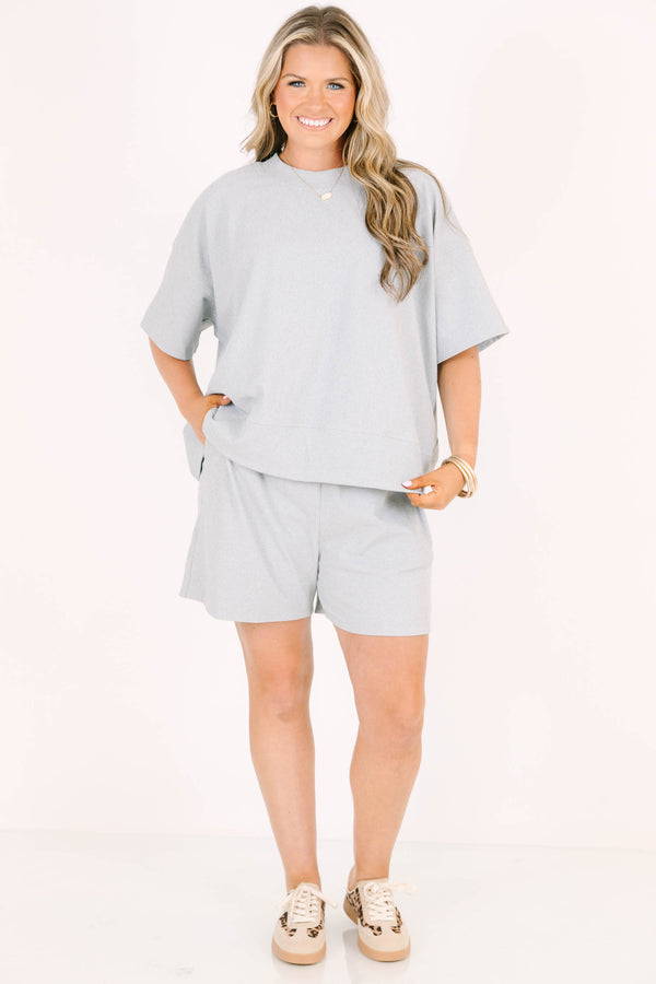 Keep It Moving Set, Heather Grey