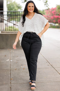 Keeping It Real Flare Jeans, Black – Chic Soul