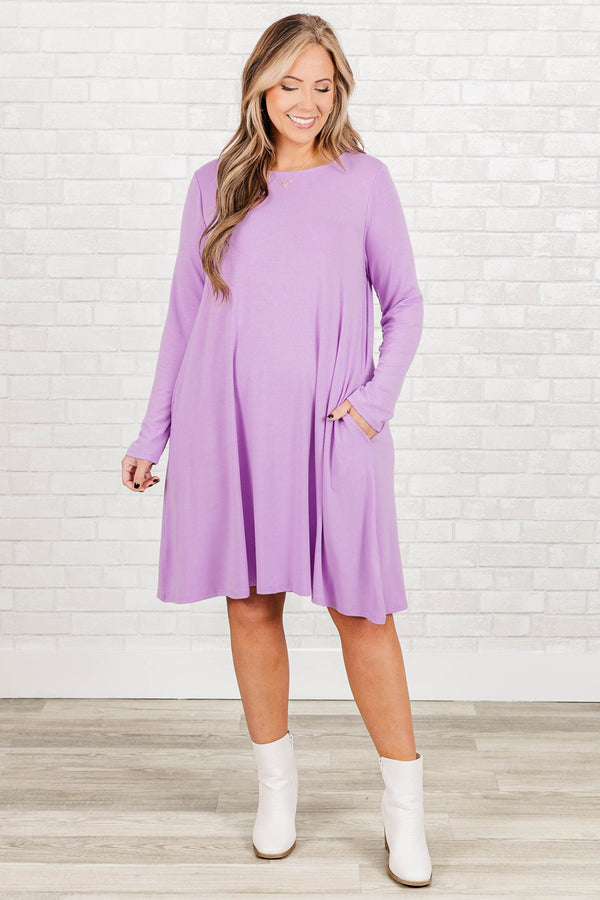 The Last Chance Dress, Bright Lavender – Chic Soul