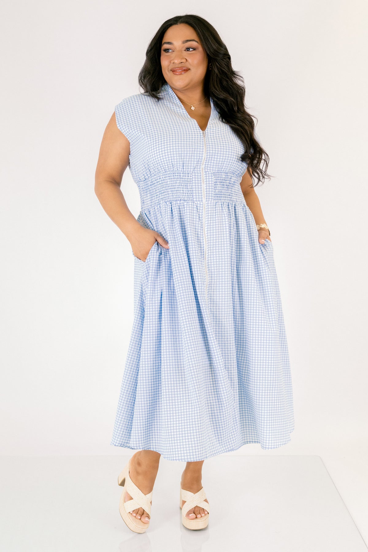 Women's Late Night Skies Dress, Blue | Size: 2X By Chic Soul Women's Late Night Skies Dress, Blue | Size: 2X By Chic Soul