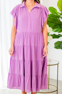 Easy Lovin' Dress, Mauve – Chic Soul