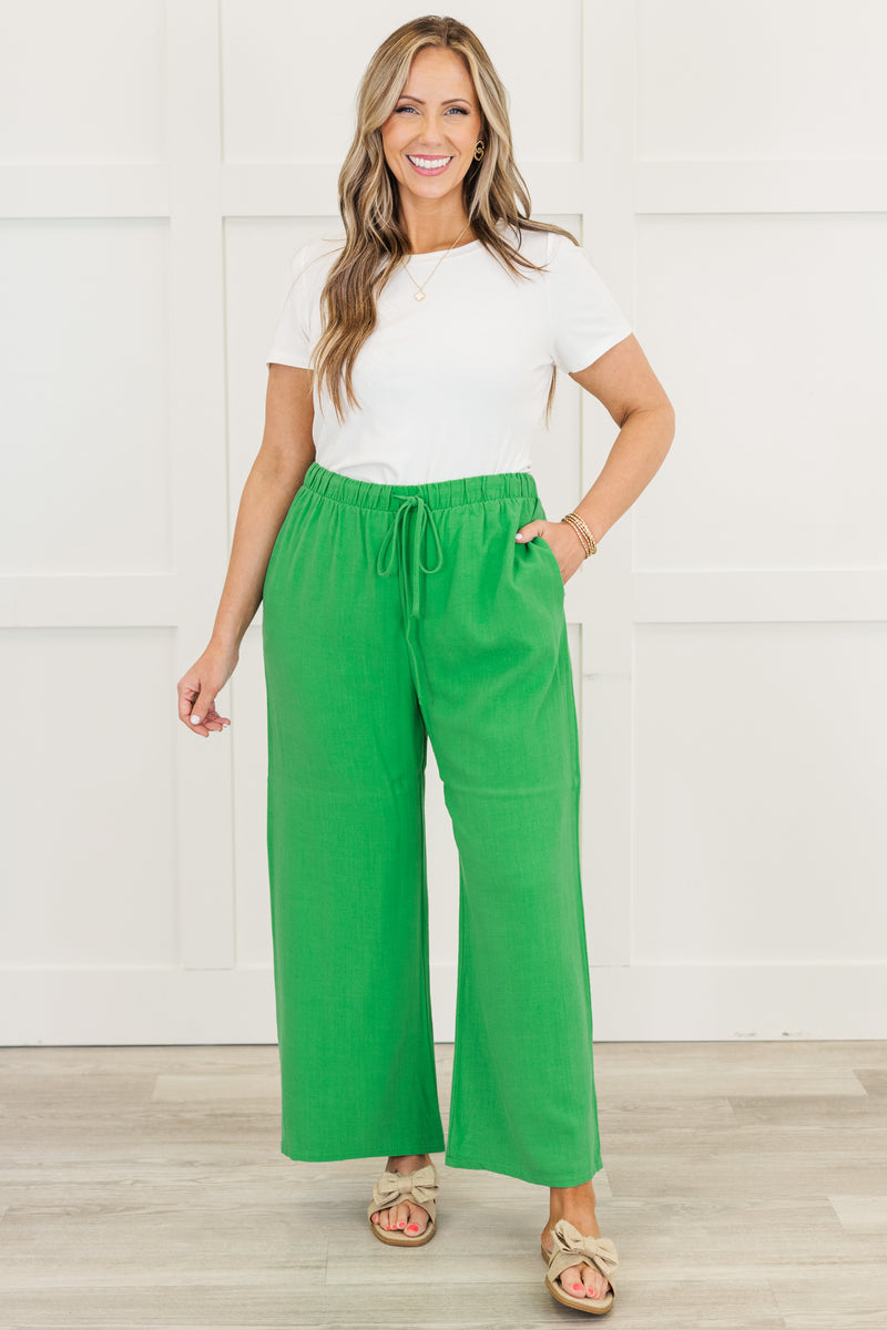 Let It Happen Pants, Kelly Green – Chic Soul
