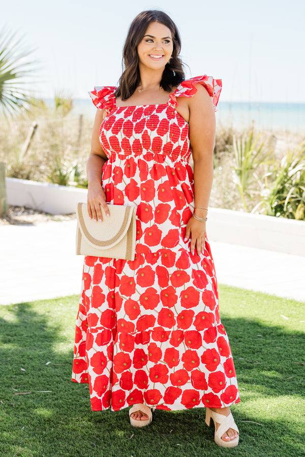 maxi dress with elastic bodice Baltic Born Womens Biscayne Maxi Dress | Indigo Print