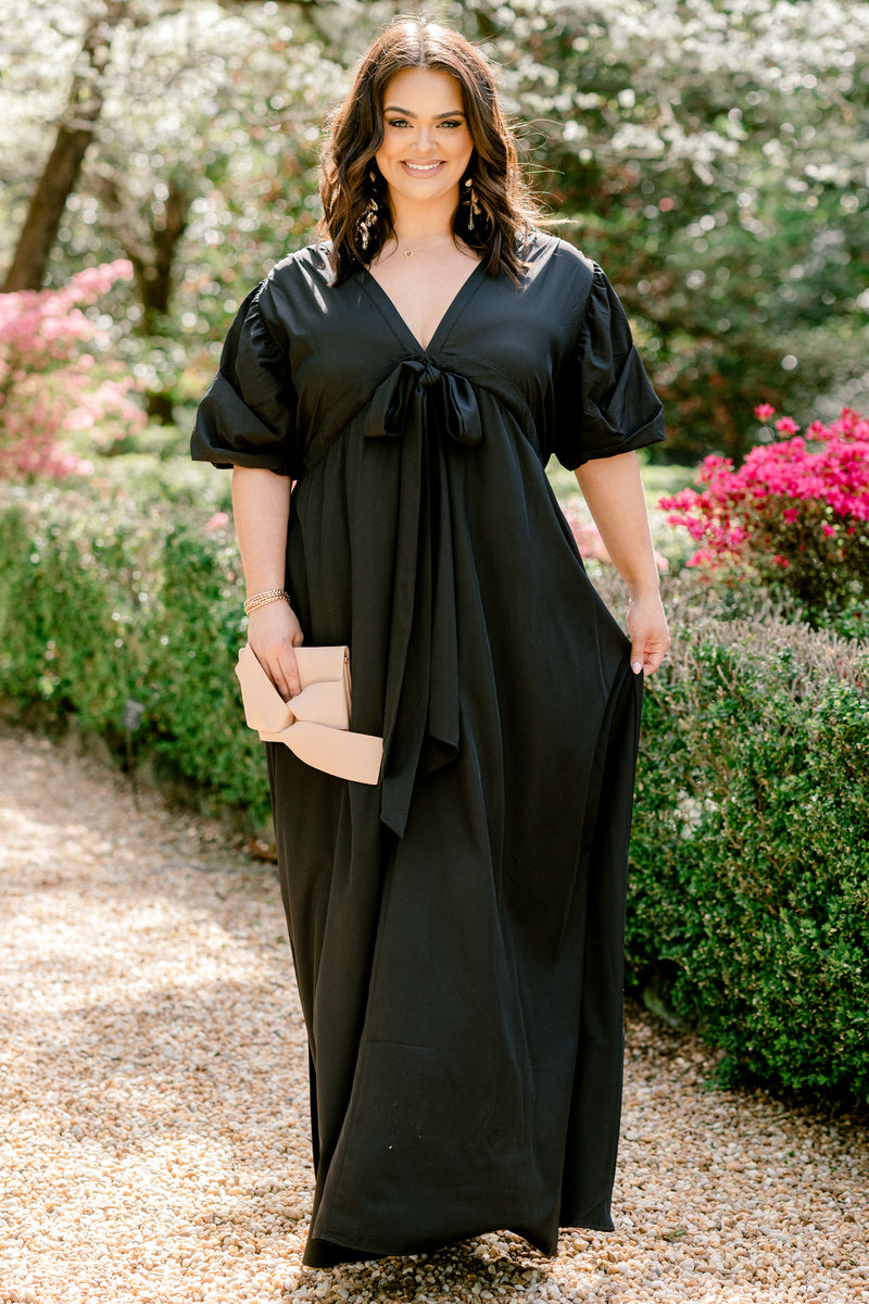 Women's Looking At Me Maxi Dress, Black | Size: 2X By Chic Soul Women's Looking At Me Maxi Dress, Black | Size: 2X By Chic Soul