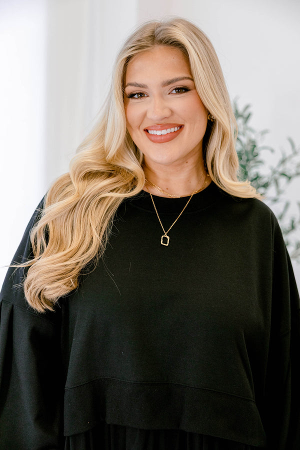 Chic Soul plus size clothing, gold necklace with a gold metal square pendent attached to a gold link chain 