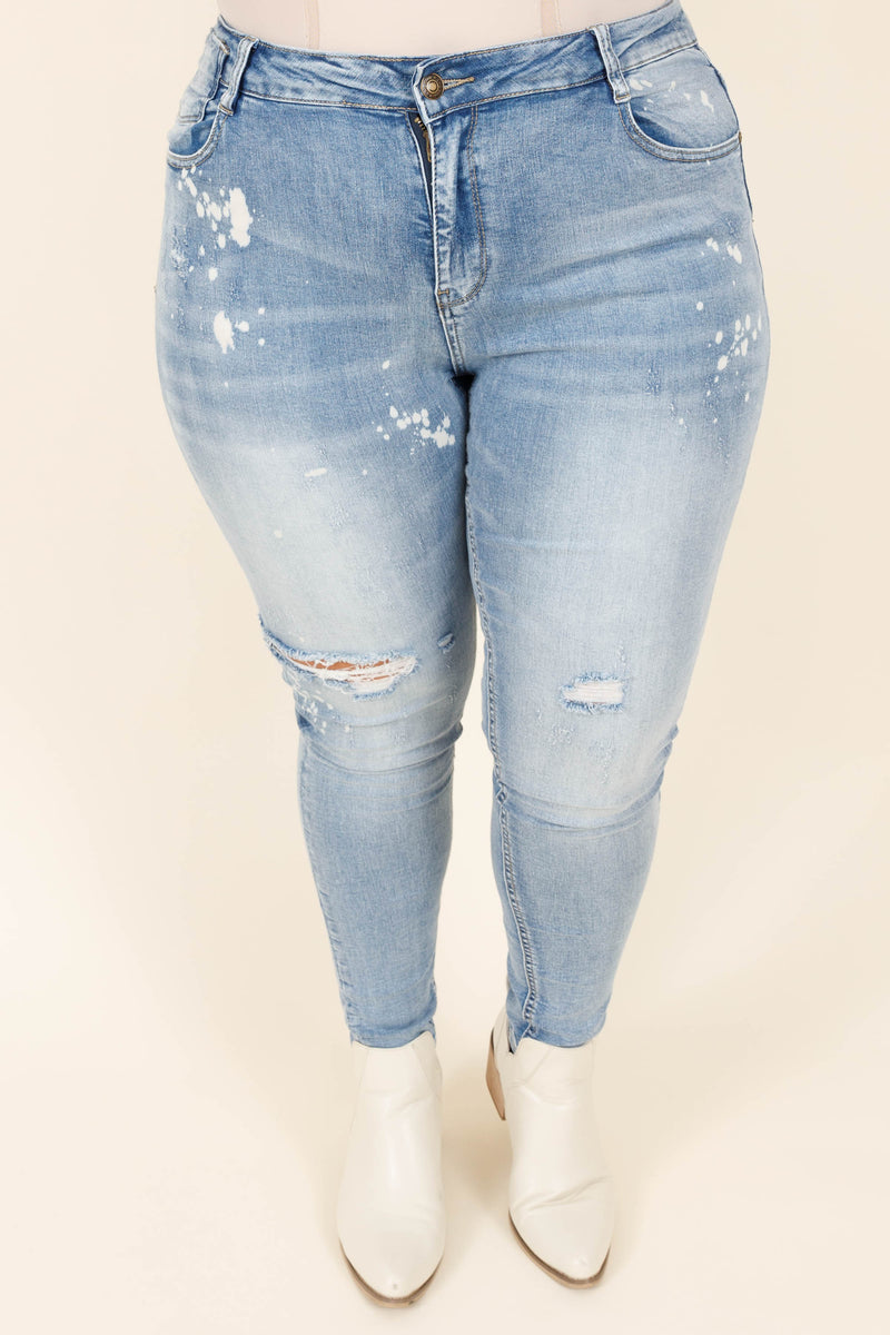 Loud And Clear Jeans, Light Wash – Chic Soul