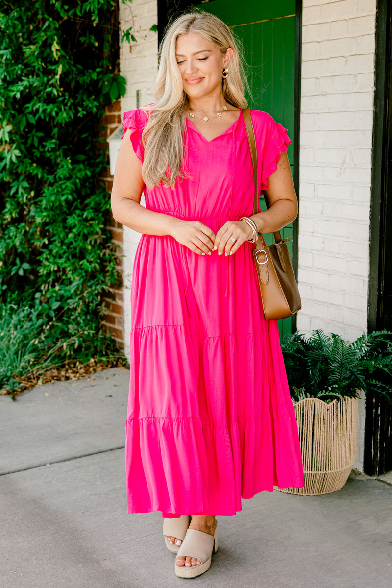 Love Me or Leave Me Dress, Hot Pink – Chic Soul