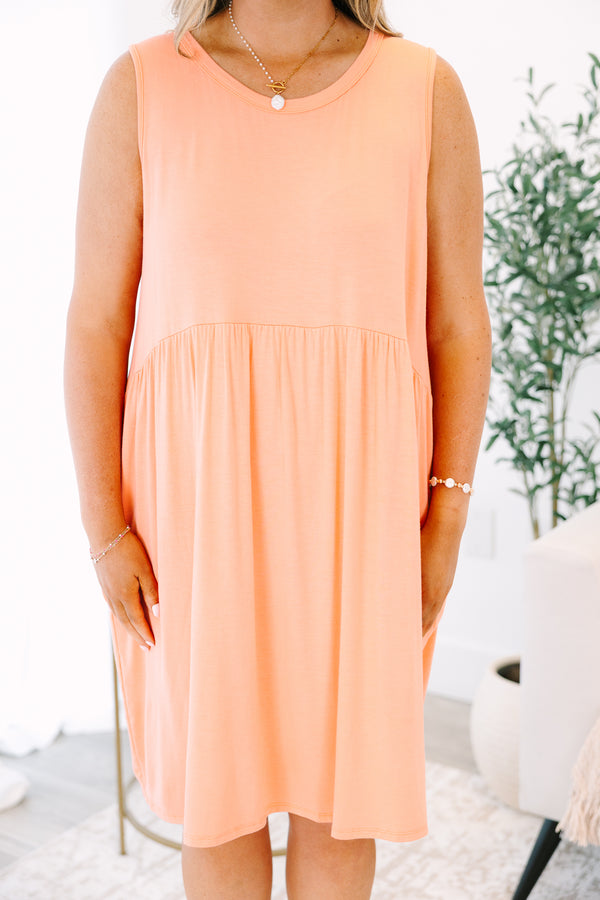 Lovely Choice Dress, Coral