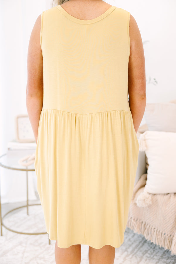 Lovely Choice Dress, Lemon