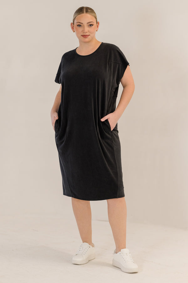 Women's Ludlow Dress, Black | Size: 1X By Chic Soul Women's Ludlow Dress, Black | Size: 1X By Chic Soul