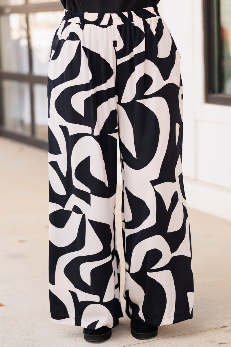 Women's Made For This Moment Pants, Black | Size: 1X By Chic Soul Women's Made For This Moment Pants, Black | Size: 1X By Chic Soul
