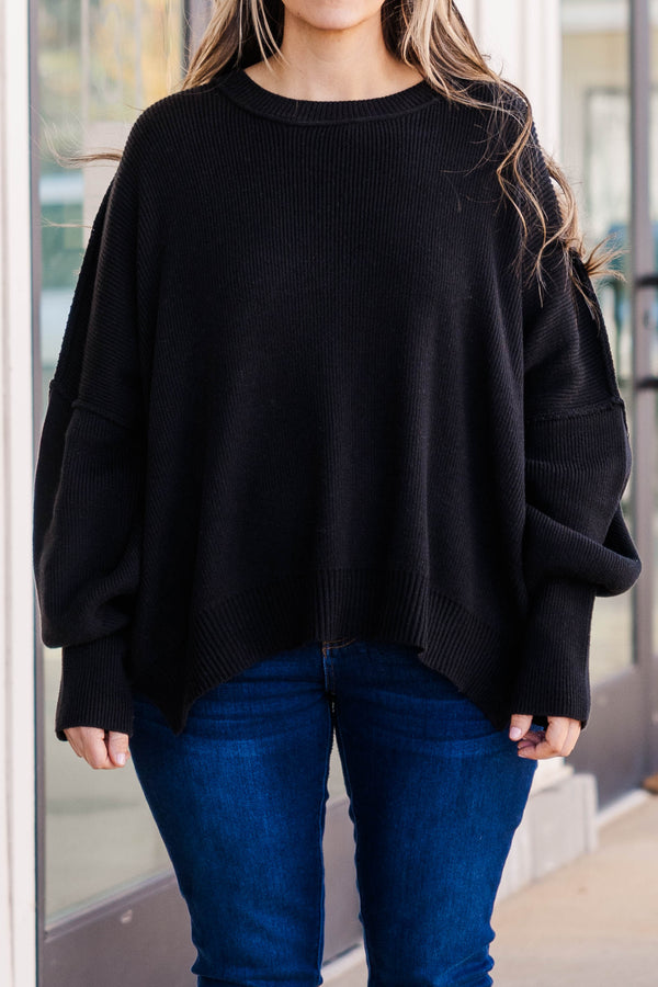 Free Magically Perfect Sweater, Black