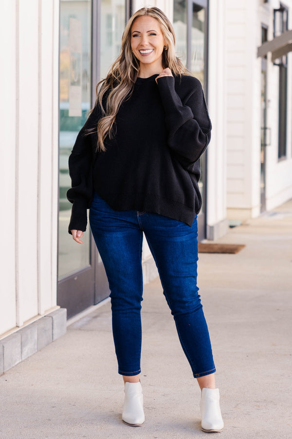 Free Magically Perfect Sweater, Black