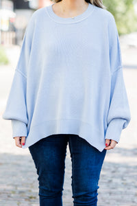 Magically Perfect Sweater Light Blue Chic Soul