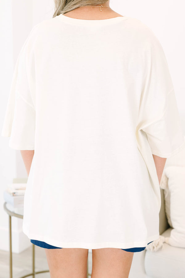Make Lemonade Boyfriend Tee, Ivory