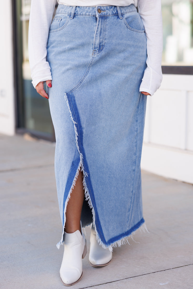 plus size denim dresses skirts Plus Size Denim Midi Utility Shirt Dress with Tiered Skirt Penningtons