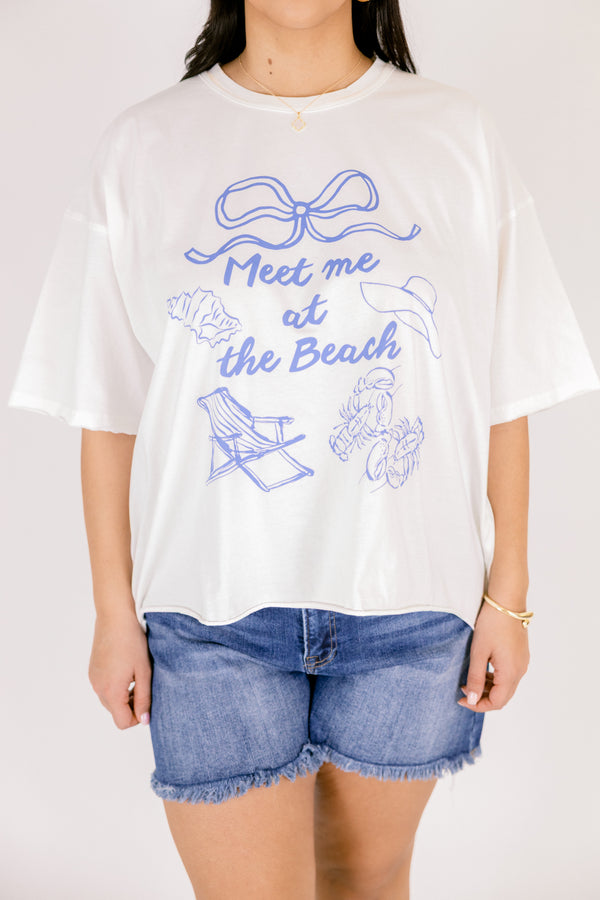 Chic Soul plus size clothing, short sleeve white graphic tee with the saying 