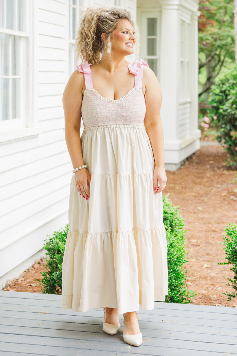 Midnight Garden Dress, Cream – Chic Soul