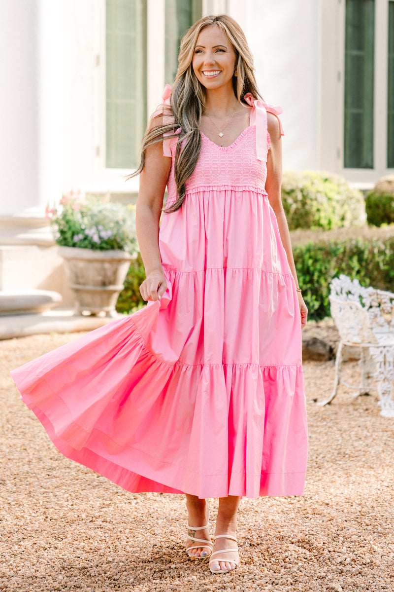 garden maxi dress Midnight Garden Dress, Pink – Chic Soul