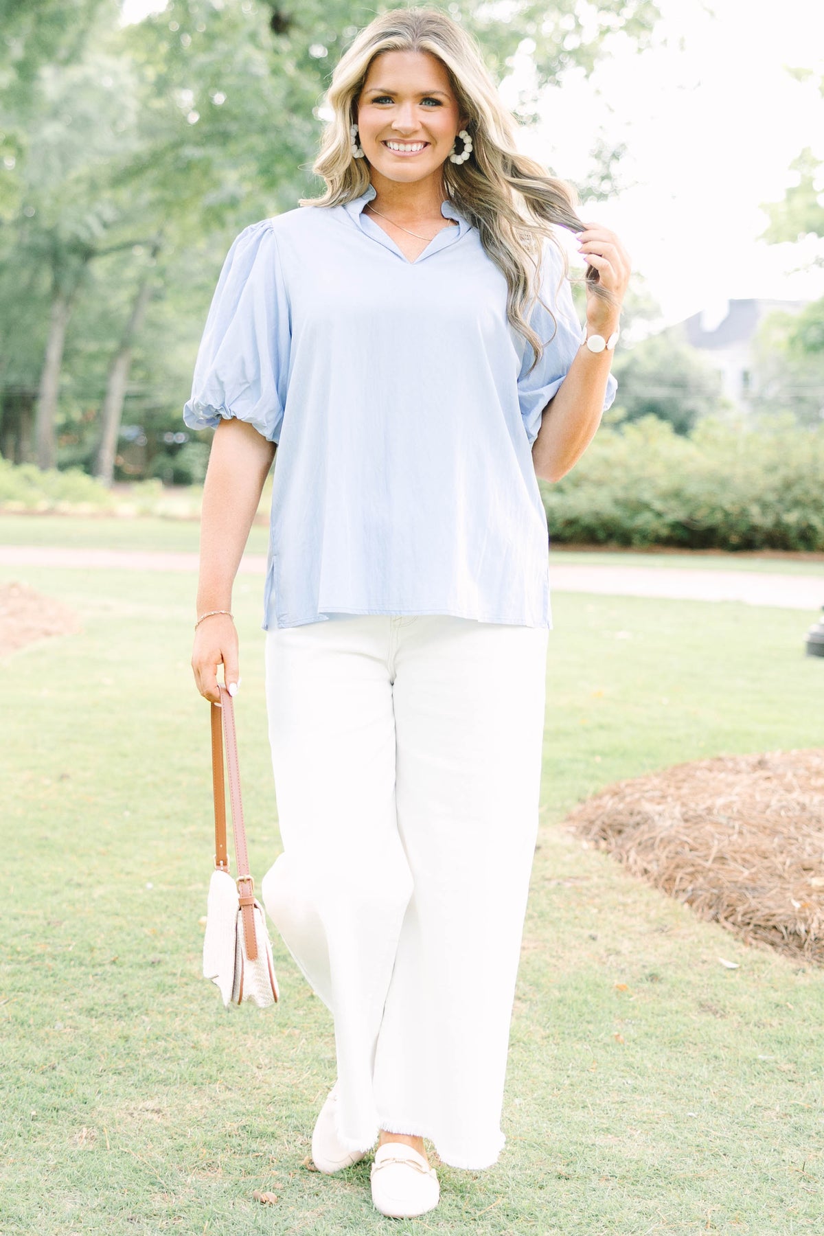 Modern Moments Top, Blue – Chic Soul