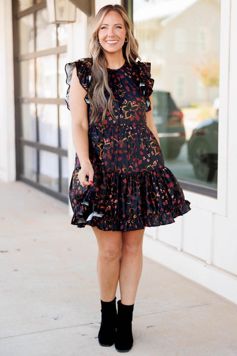 Autumn Stroll Dress, Multi – Chic Soul