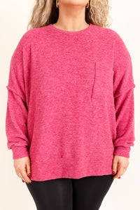 Sweater Dreaming, Magenta – Chic Soul