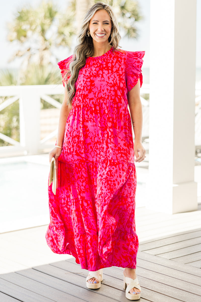 Women's Mossy Meadows Maxi Dress, Pink Women's Mossy Meadows Maxi Dress, Pink