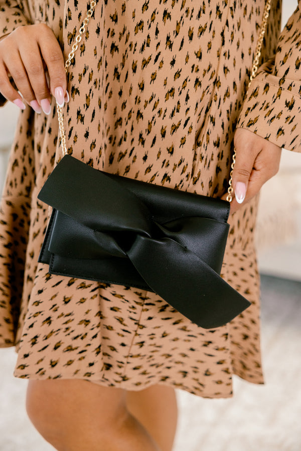 My Bowtiful Clutch, Black