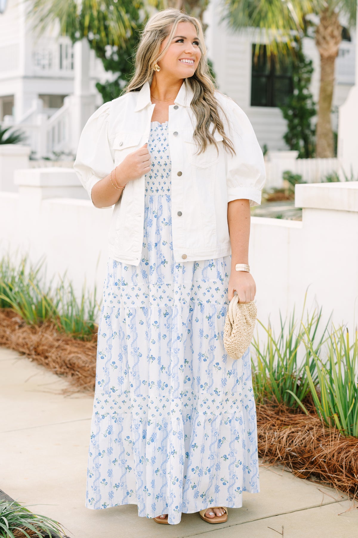 My Candy Rain Denim Jacket, White Denim – Chic Soul