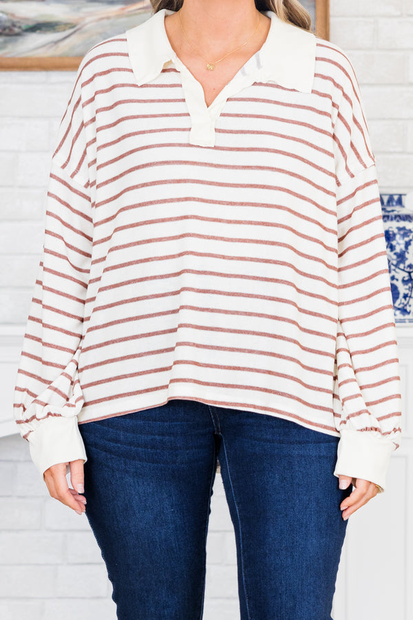 My Wants And Needs Top, Brown