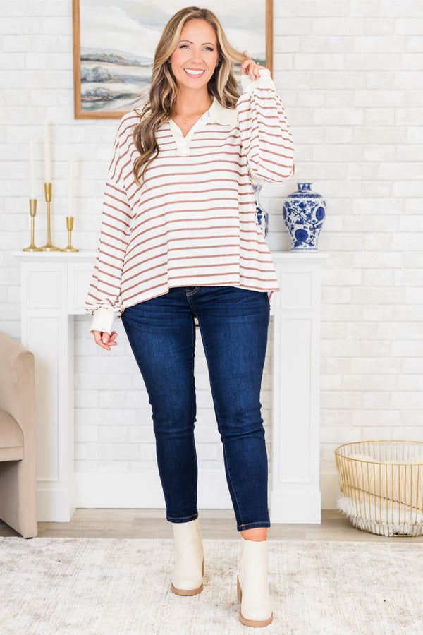 My Wants And Needs Top, Brown