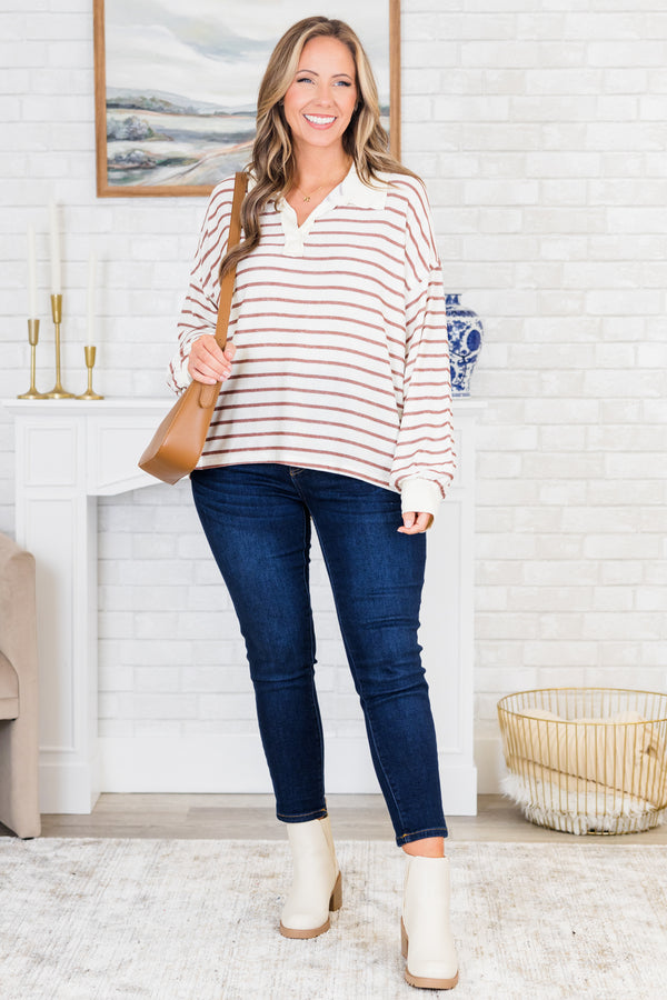 My Wants And Needs Top, Brown