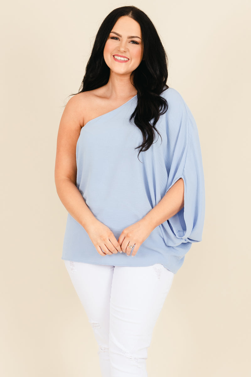 Nice Weather Out Top, Periwinkle – Chic Soul