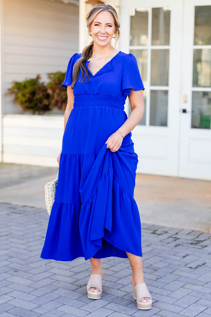 No Matter The Odds Dress, Royal Blue – Chic Soul