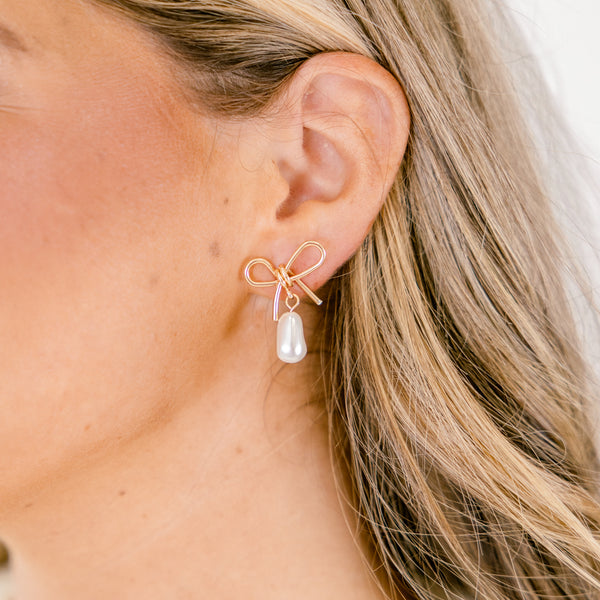 Nothing But Us Earrings, Gold