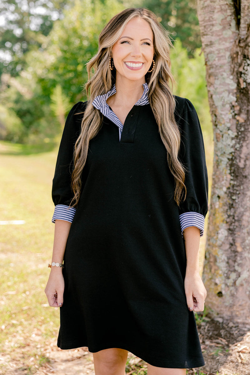 Women's On Good Terms Dress, Black