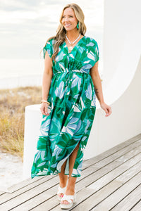 Orchid's Whisper Dress, Green  Chic Soul