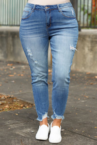 Medium Wash Denim Jeans