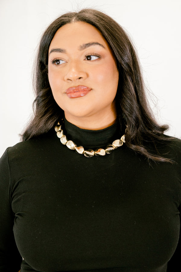 Chic Soul plus size clothing, dainty gold chain necklace 