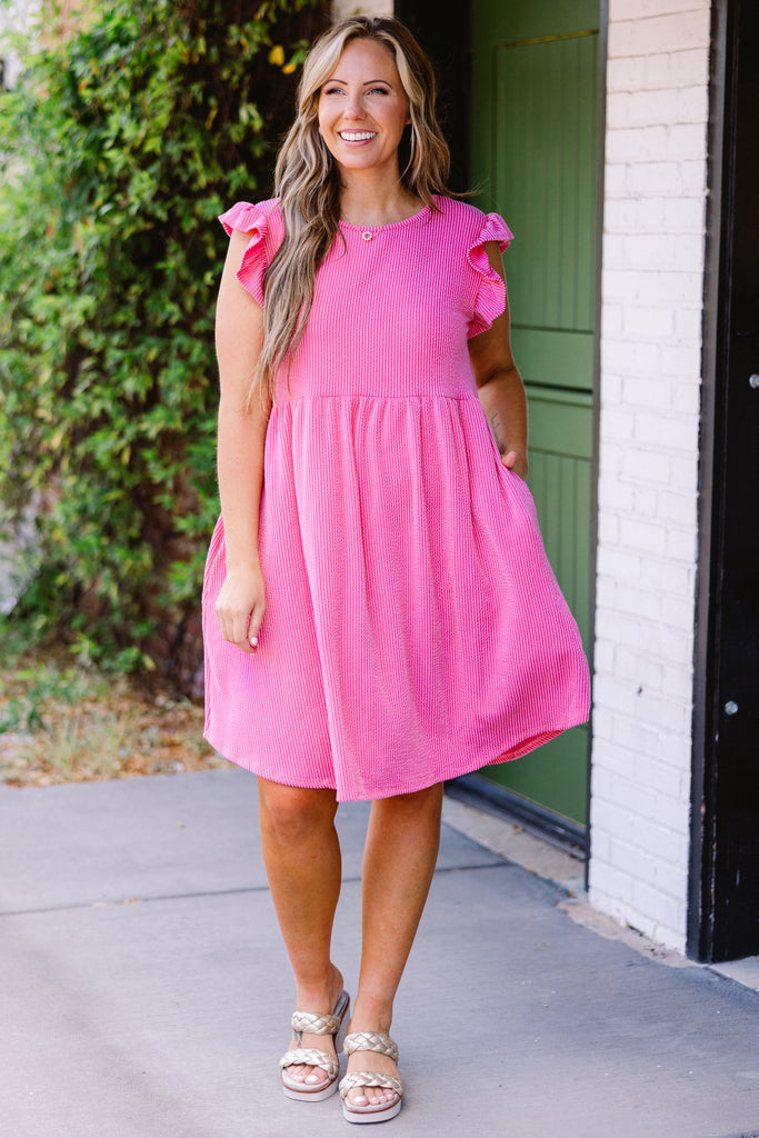 Play Along Dress, Hot Pink – Chic Soul