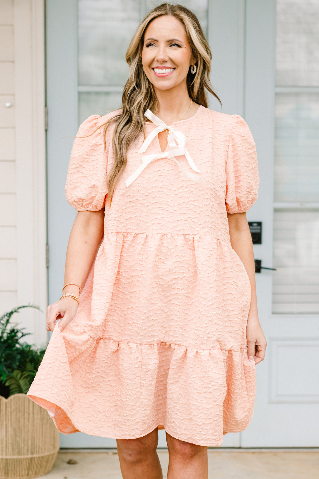 bloom chic dresses Women's Porcelain Bloom Dress, Pink