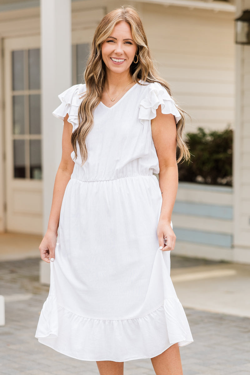 white midi dress size 18 Ivory Pointelle Knit Cotton Skirt Midi Dress
