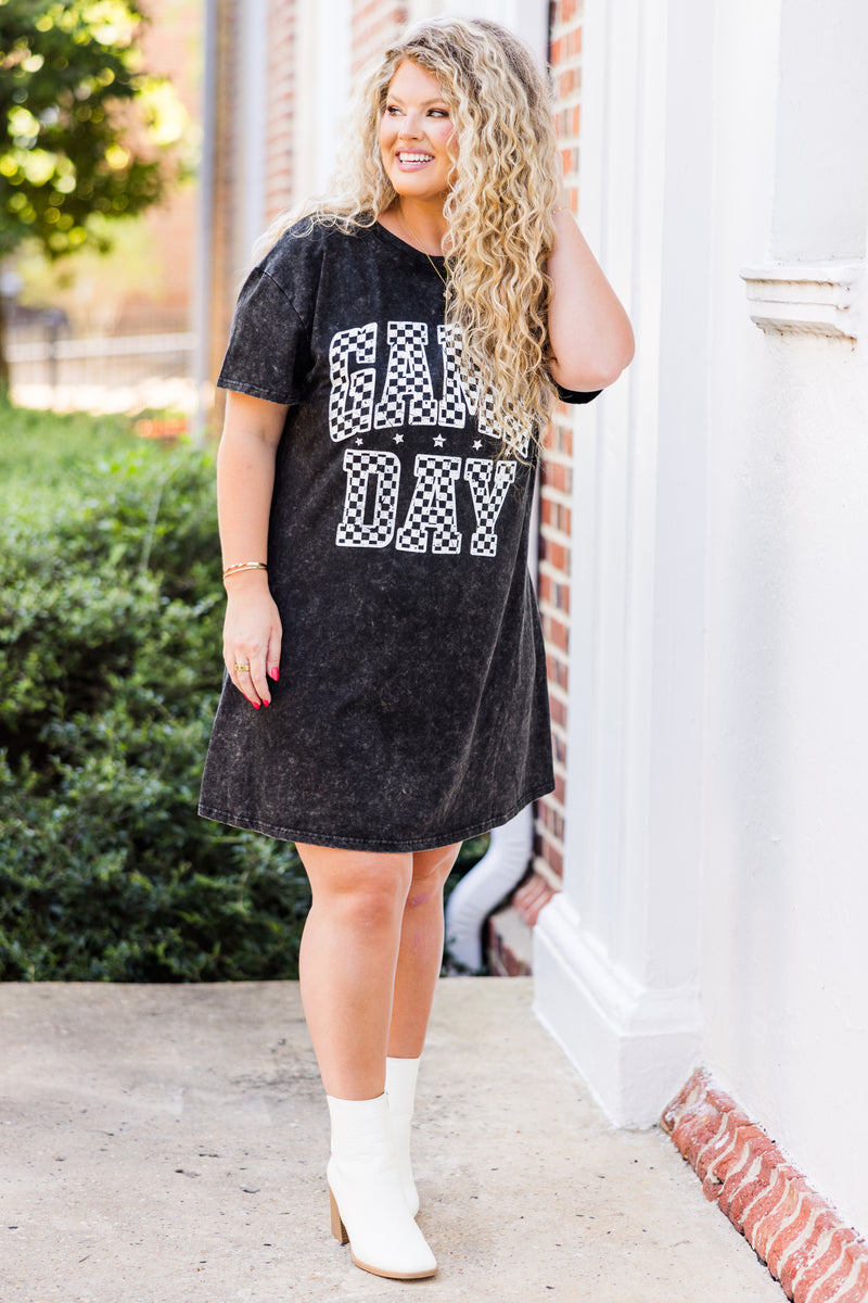 Graphic t shirt dress plus size hotsell