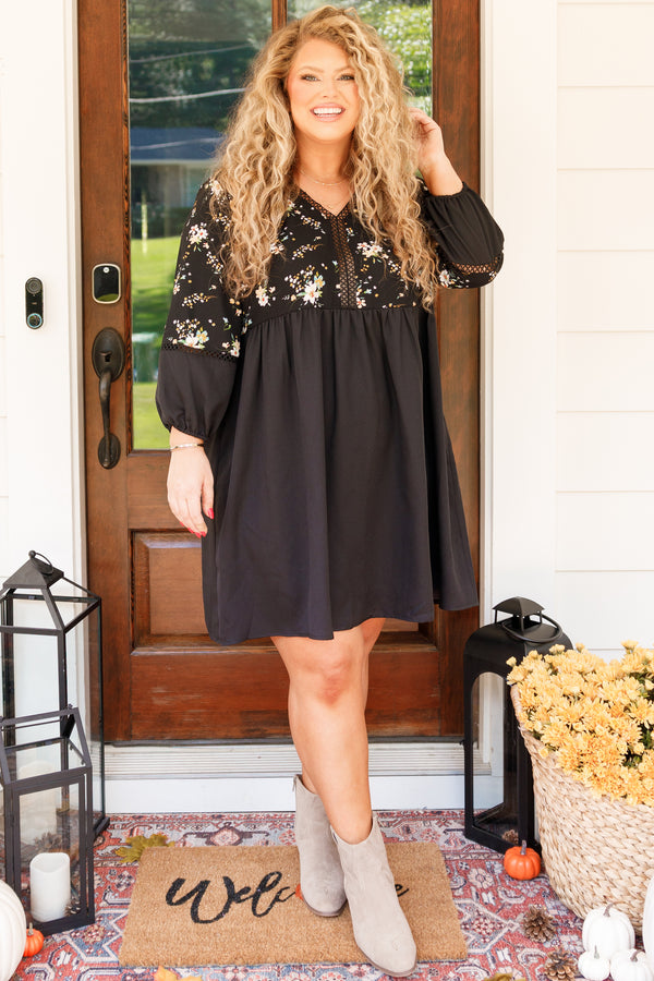 Camel Color Lace Dress