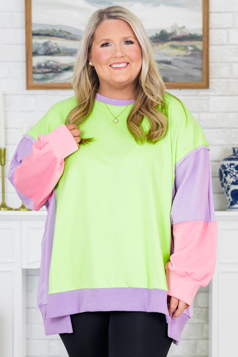 Rising To The Opportunity Pullover, Green – Chic Soul