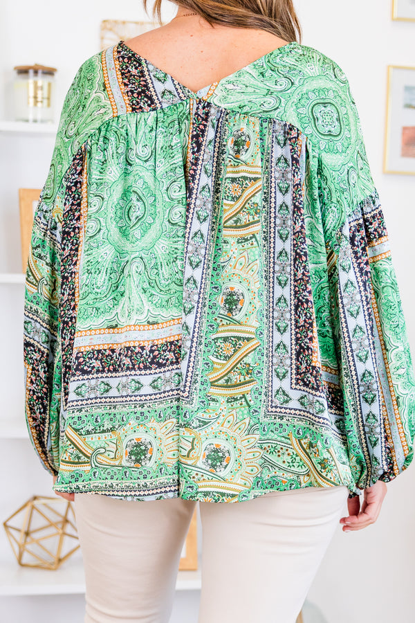 River Maigue Top, Green