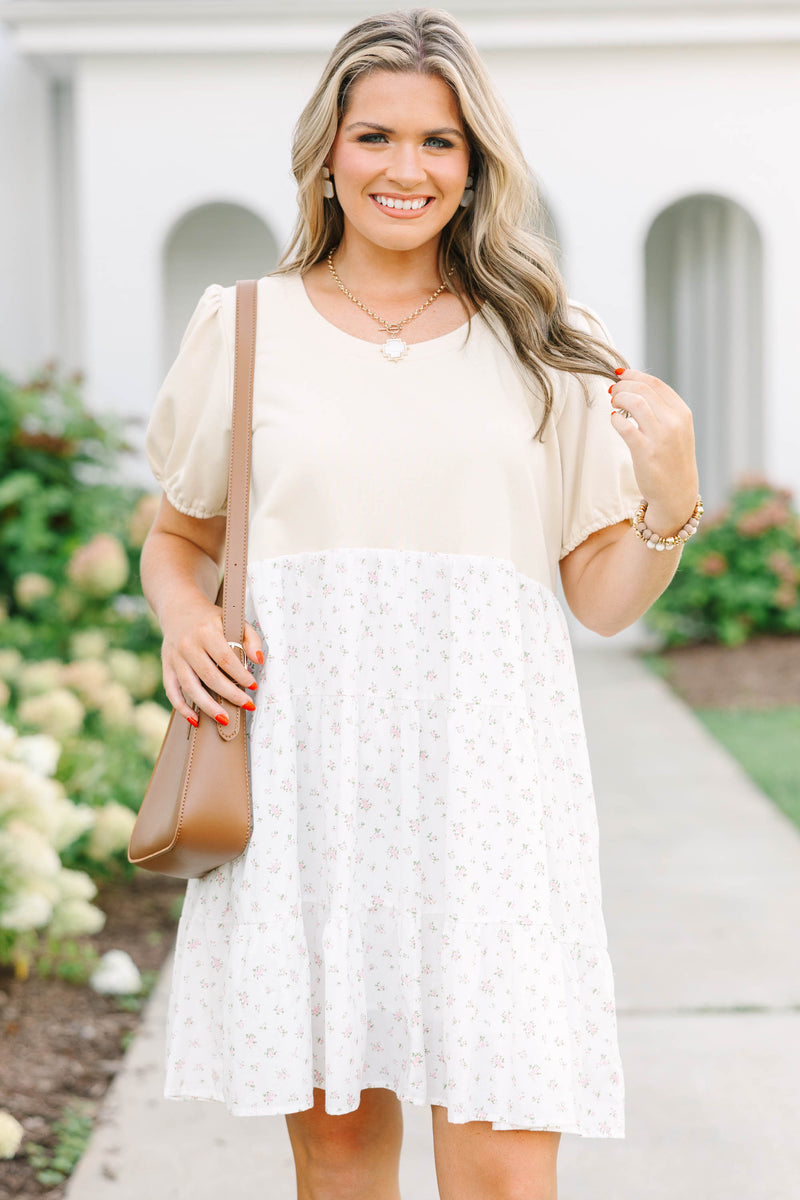 Rosewood Romance Dress, Cream – Chic Soul