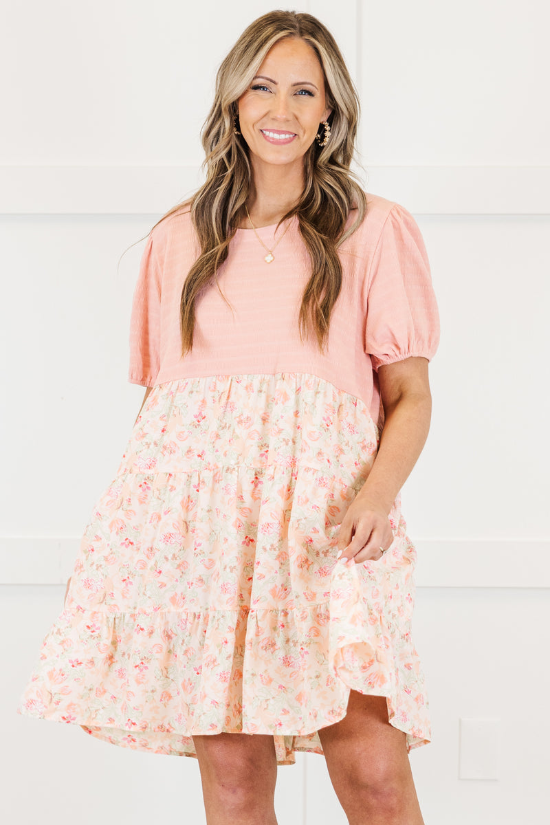 Rosewood Romance Dress, French Rose  Chic Soul