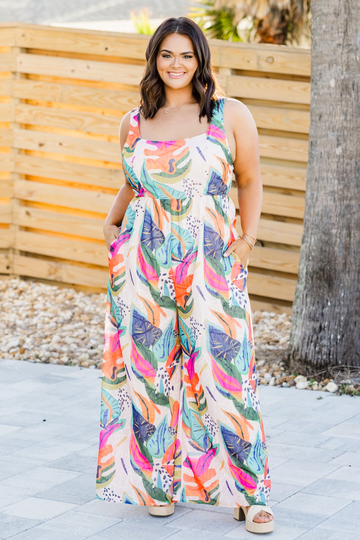 Samba Sunset Jumpsuit, Fuchsia – Chic Soul
